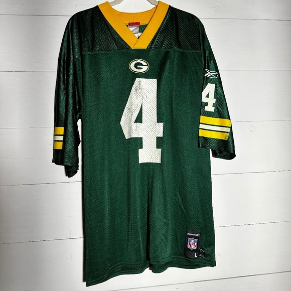 Brett Favre Packer Jersey Size L - Picture 1 of 3